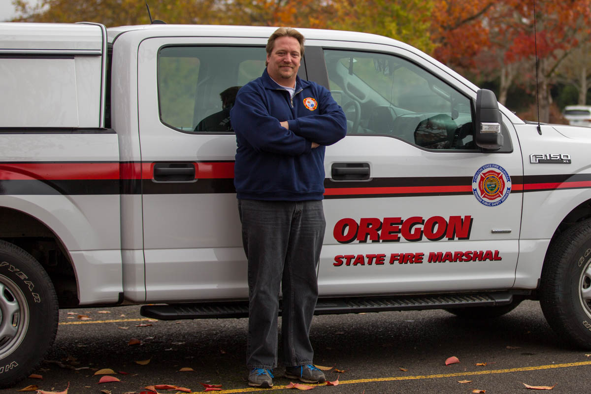 Fire Marshall and his truck